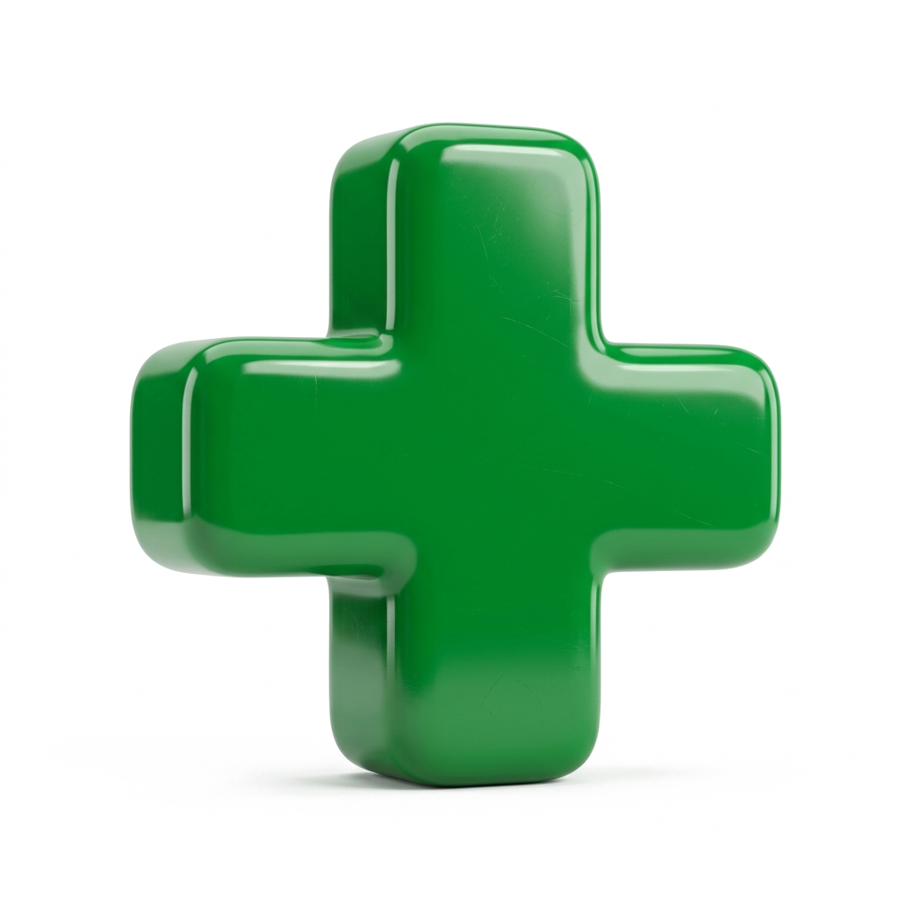 3D Green Cross
